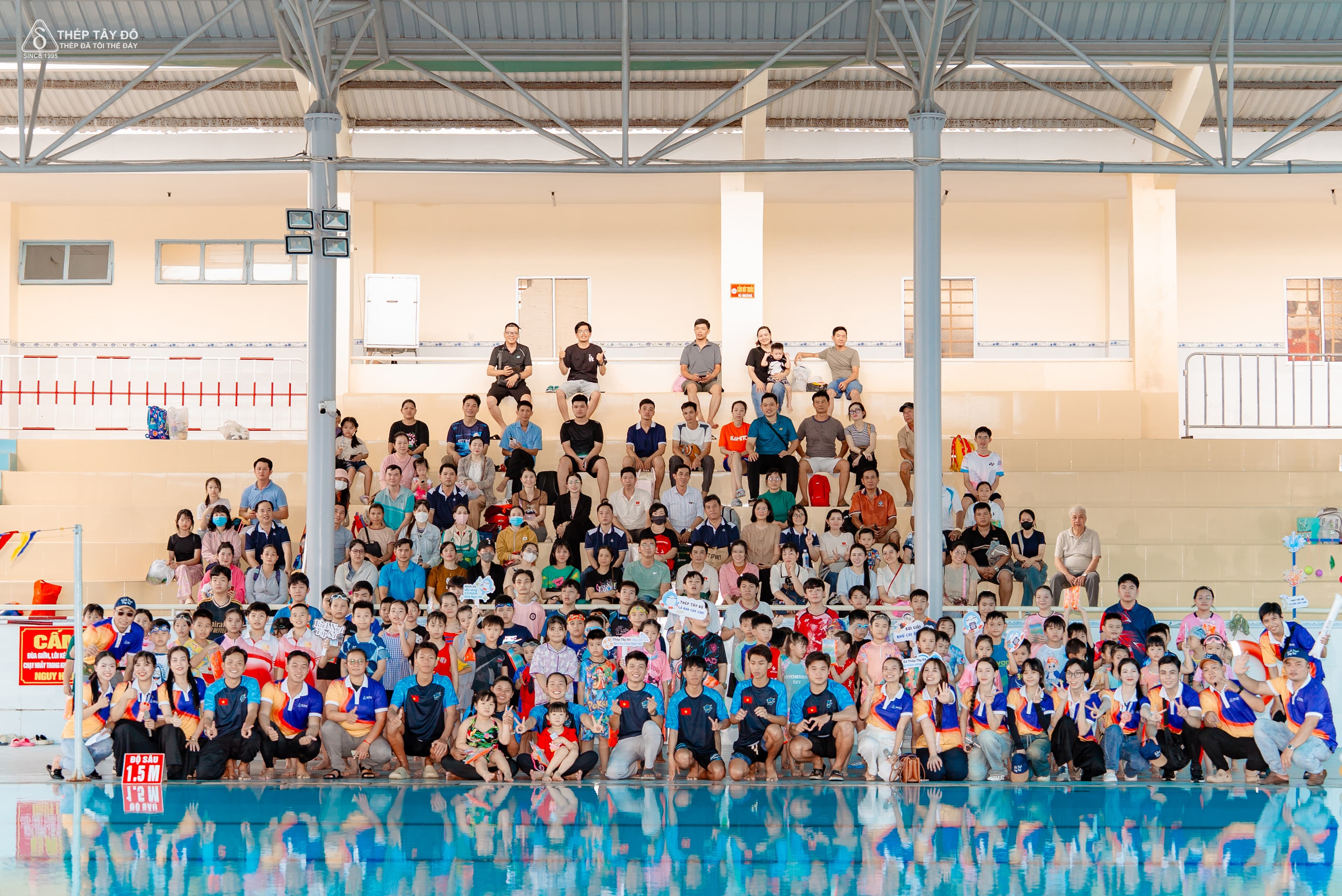 Apprentice Swimmer” Campaign Continues to Spread in Can Tho: Tay Do Steel Cares from Community to Employees